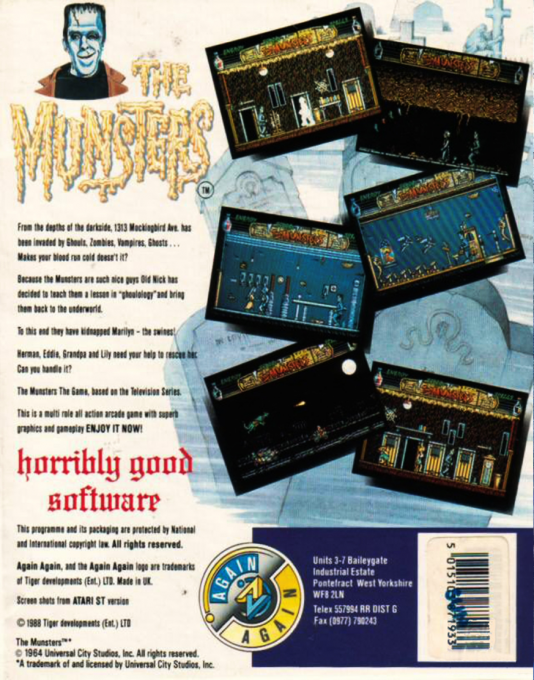 Munsters, The — box-2D-back (EU)