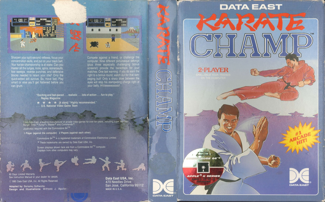 Karate Champ — box-texture (US)