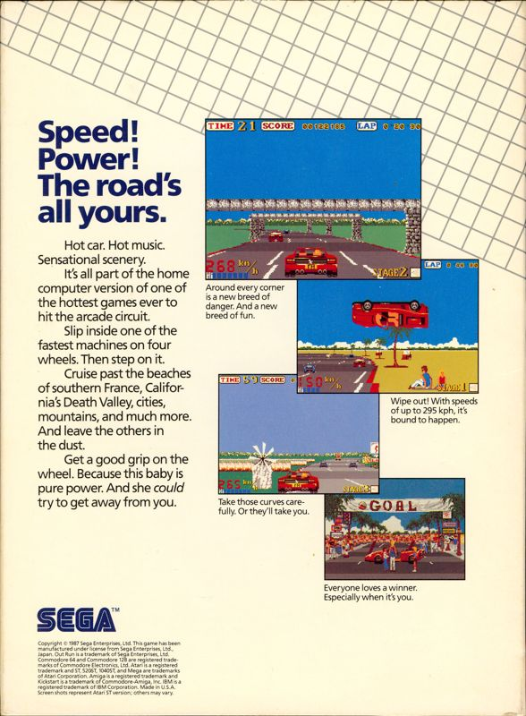 Out Run — box-2D-back (US)
