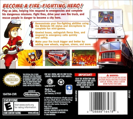 Jake Power - Firefighter — box-2D-back (US)