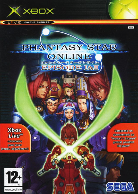 Phantasy Star Online - Episode I & II — box-2D (FR)