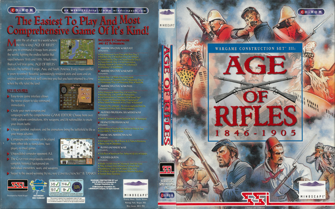 Wargame Construction Set 3 Age Of Rifles 1846-1905 — box-texture (EU)