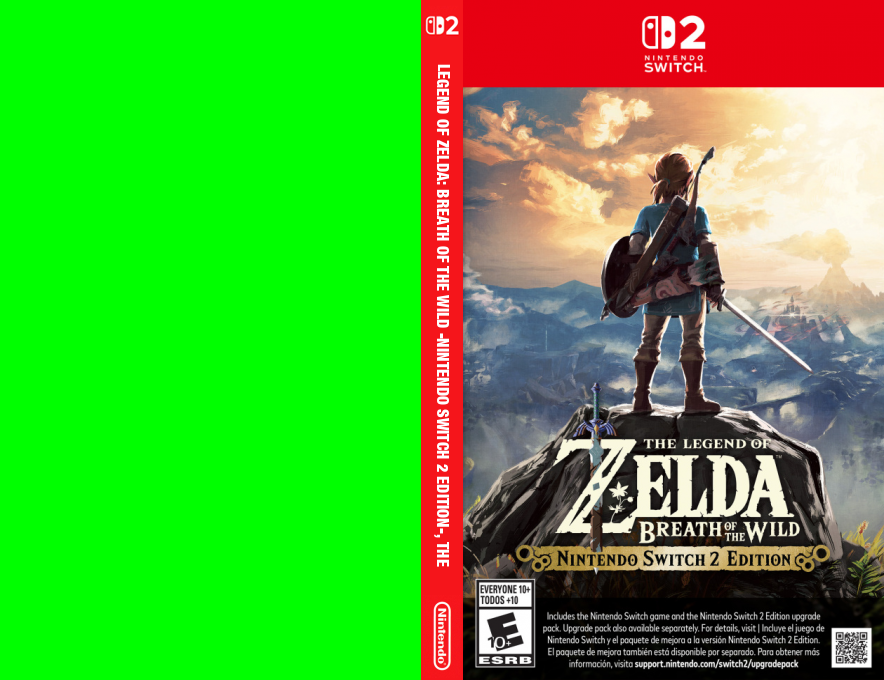 Legend of Zelda - Breath of the Wild -Nintendo Switch 2 Edition-, The — box-texture (US)