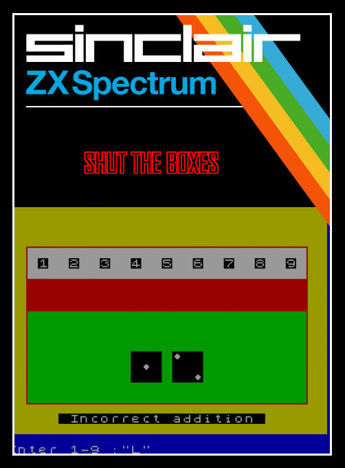 Shut the Boxes box art