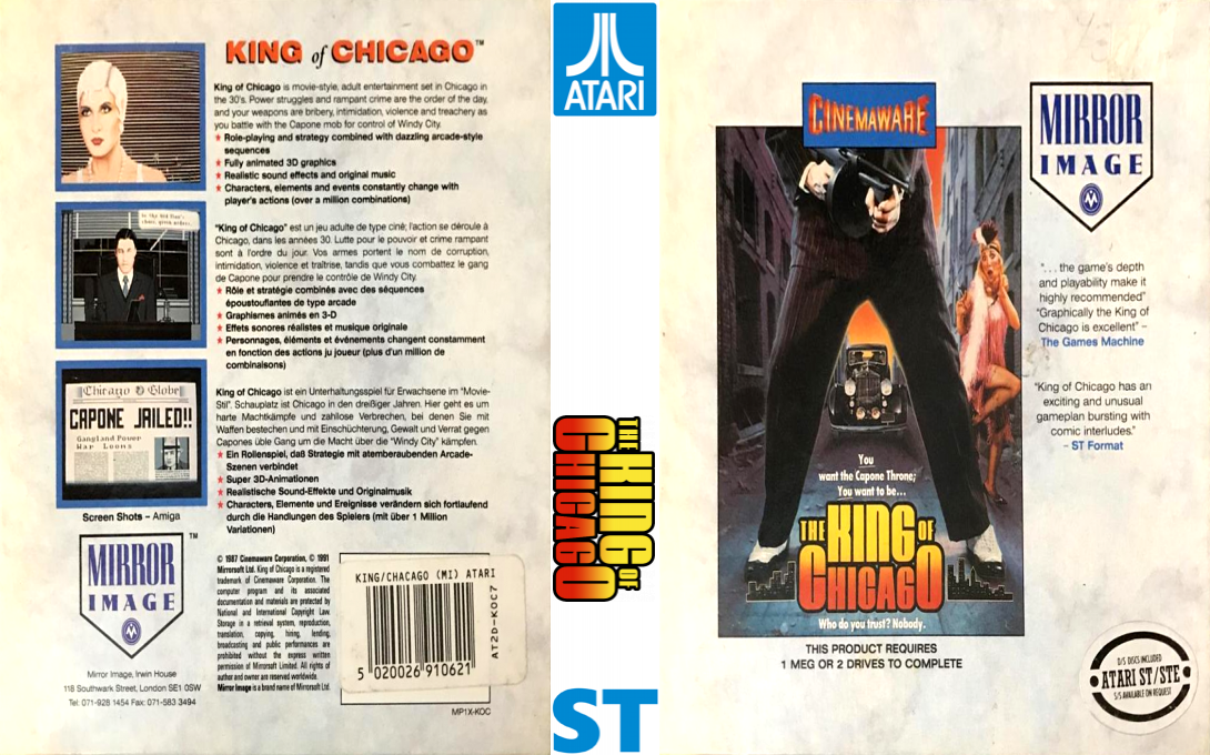 King Of Chicago, The — box-texture (EU)