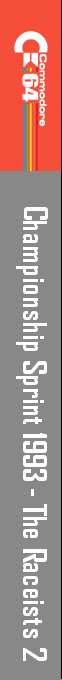 Championship Sprint 1993 - The Raceists II — box-2D-side (CUS)