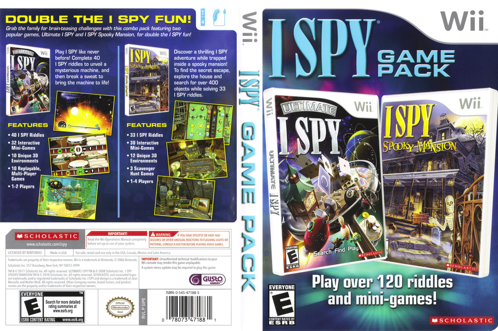 I Spy Game Pack — box-texture (US)