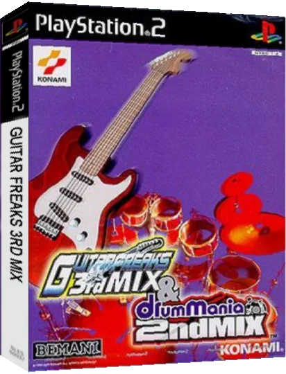 GuitarFreaks 3rd Mix & DrumMania 2nd Mix — box-3D (JP)