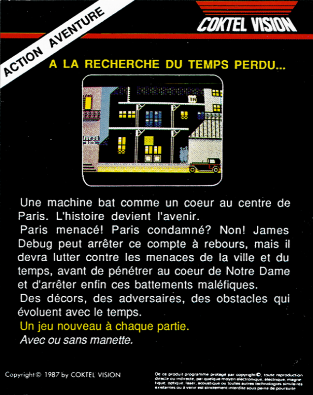 James Debug - Mystère De Paris, Le — box-2D-back (FR)