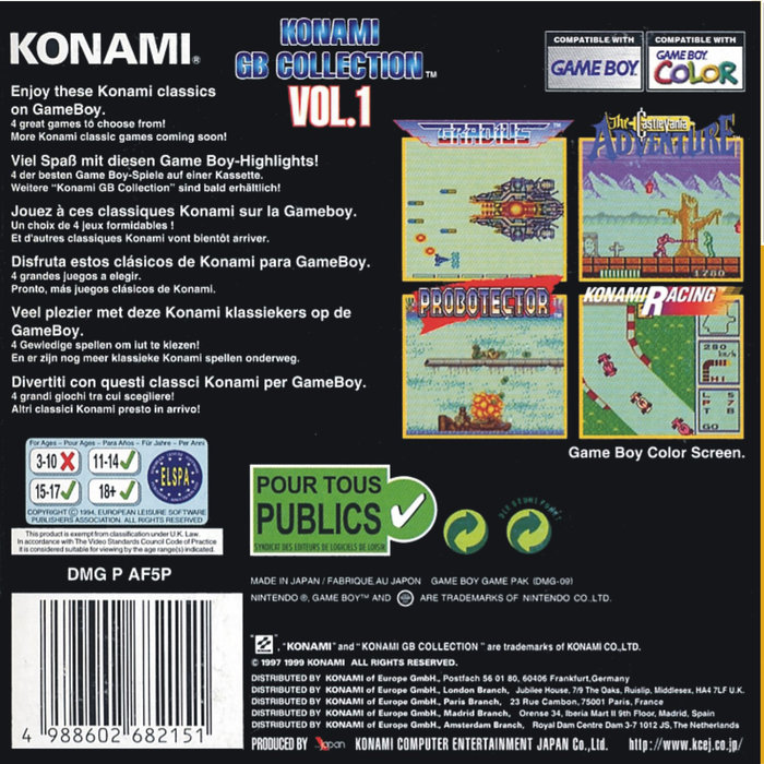 Konami GB Collection Vol.1 — box-2D-back (EU)