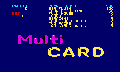 Novo Play Multi Card / Club Card — sstitle (WOR)