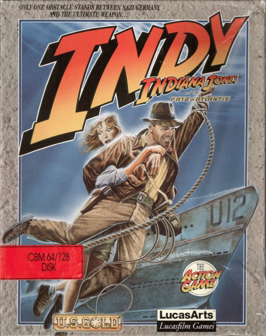 Indiana Jones and the Fate of Atlantis - The Action Game box art