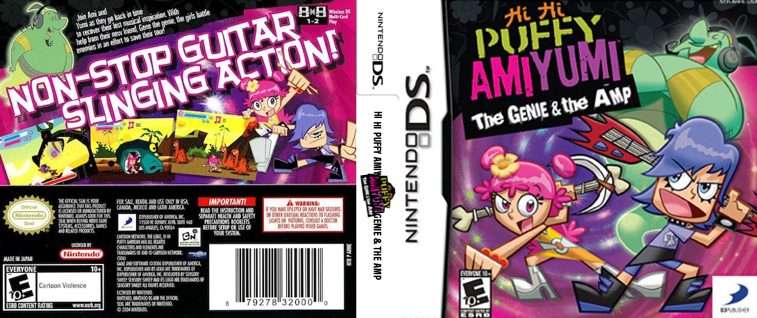 Hi Hi Puffy AmiYumi - The Genie & the Amp — box-texture (US)