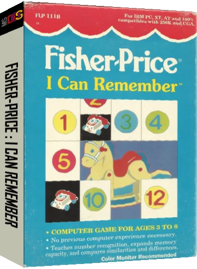 Fisher-price - I Can Remember — box-3D (US)