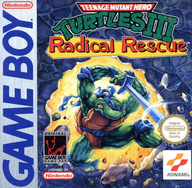 Teenage Mutant Ninja Turtles 3 - Radical Rescue — box-2D (EU)