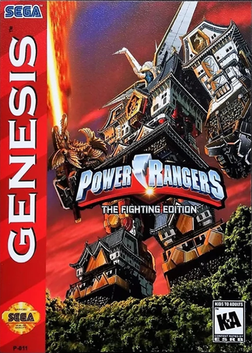 Power Rangers - The Fighting Edition box art