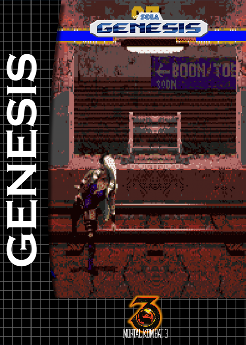 Mortal Kombat 3 — box-2D (SS)
