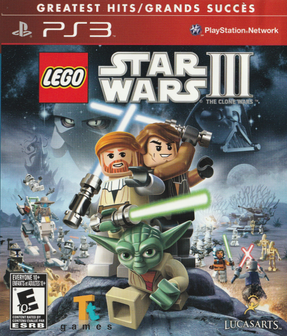 LEGO Star Wars III - The Clone Wars — box-2D (CA)