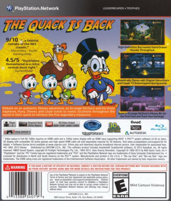 Duck Tales - Remastered — box-2D-back (US)