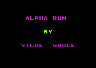 Alpha Run — sstitle (WOR)