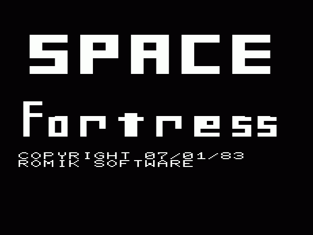 Space Fortress — sstitle (WOR)