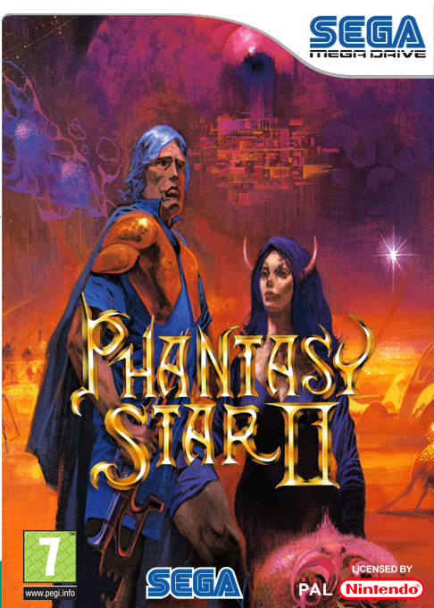 Phantasy Star 2 — box-2D (EU)
