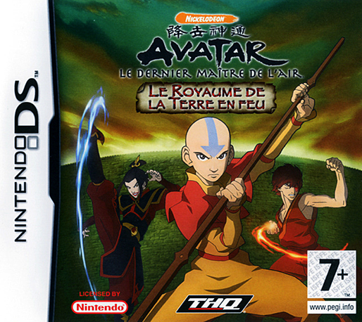 Avatar - The Legend of Aang - The Burning Earth — box-2D (FR)