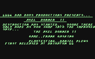 Axel Burner II — sstitle (WOR)