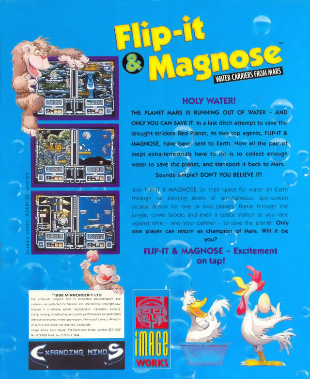 Flip-it & Magnose - Water Carriers from Mars — box-2D-back (WOR)