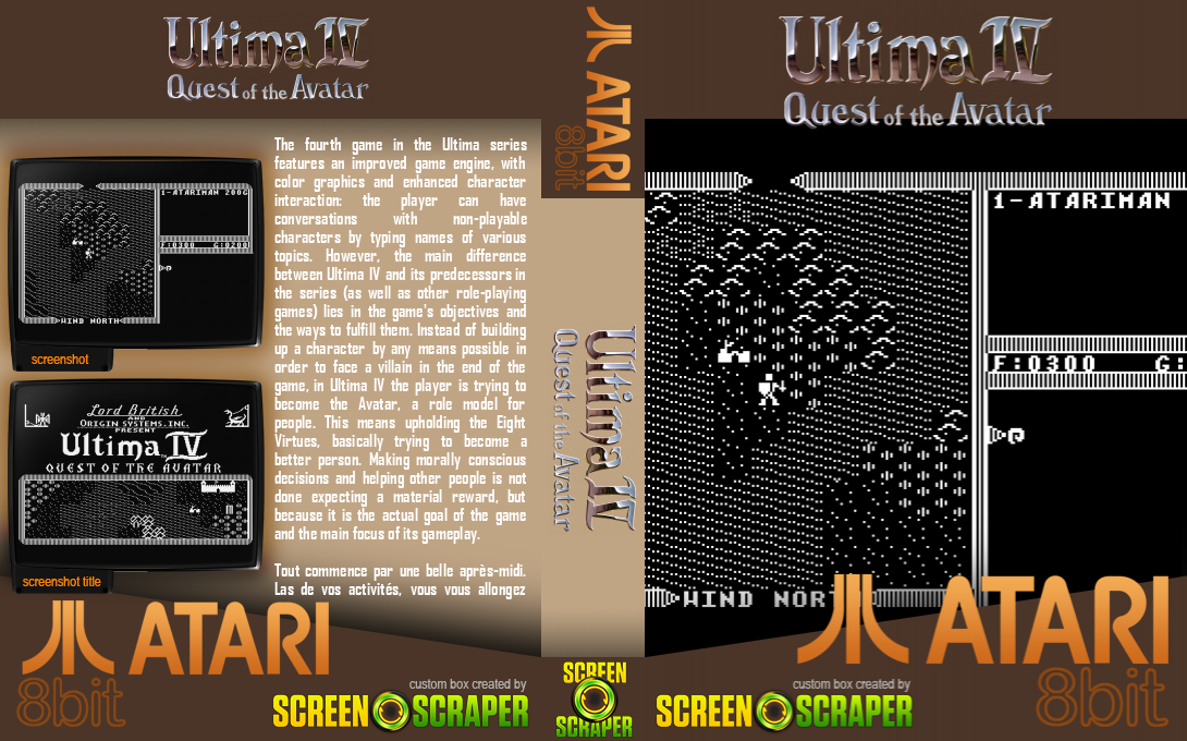 Ultima 4 - Quest Of The Avatar — box-texture (SS)