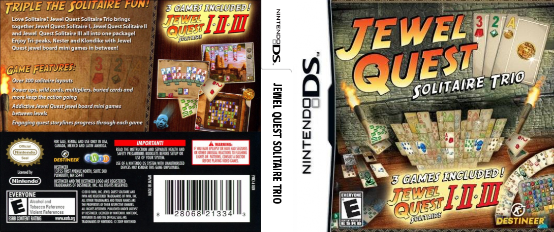 Jewel Quest - Solitaire Trio — box-texture (US)