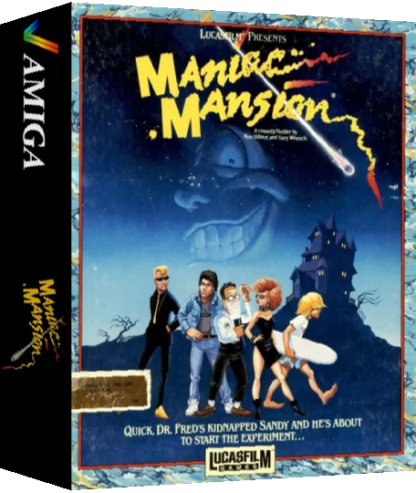 Maniac Mansion — box-3D (US)
