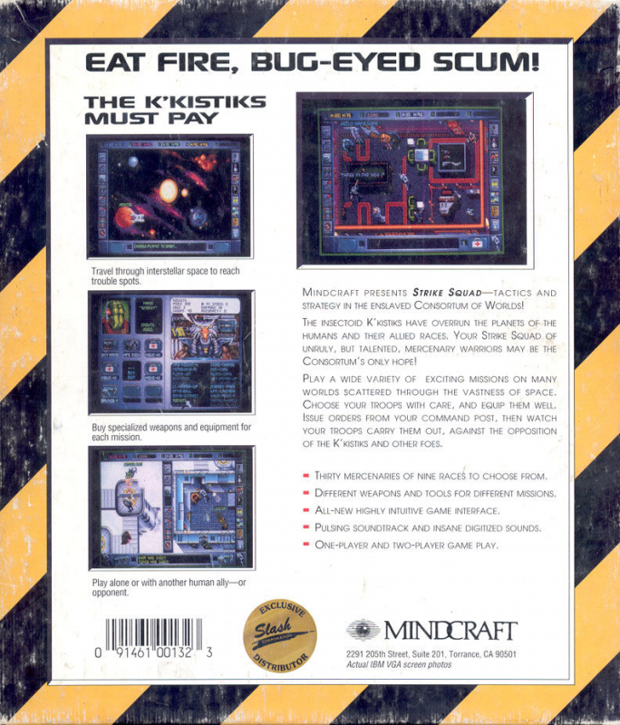 Strike Squad — box-2D-back (US)