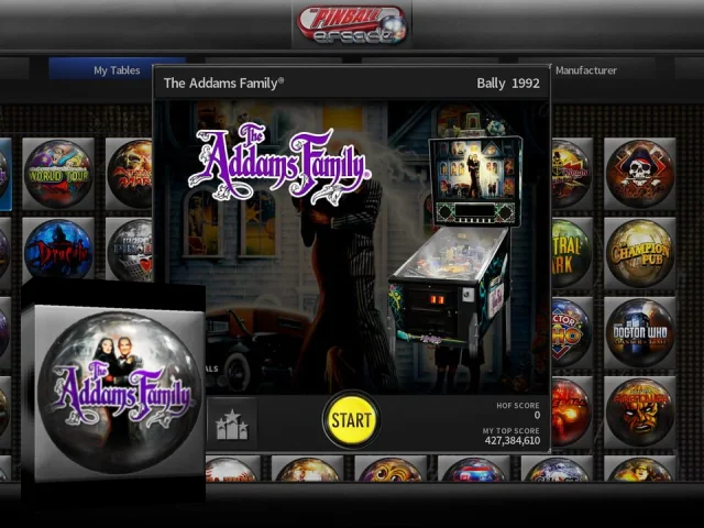 Pinball Arcade, The - The Addams Family — mixrbv2 (US)