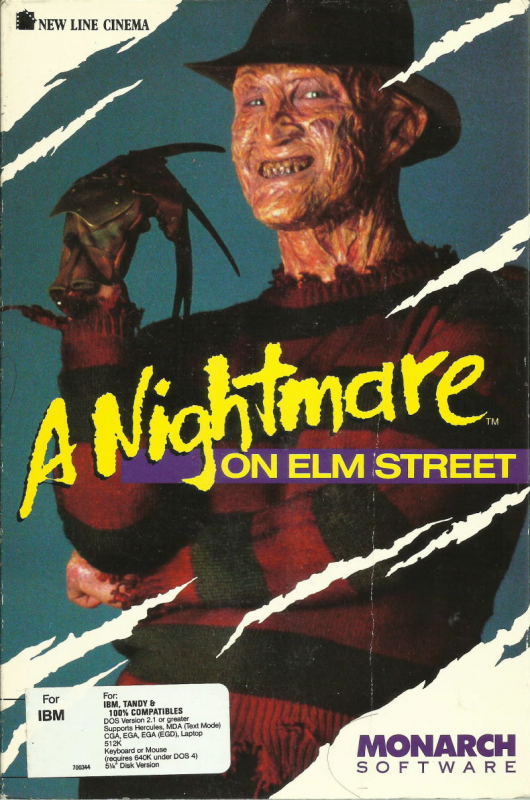 Nightmare On Elm Street, A box art