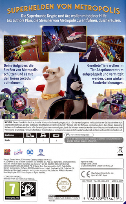 DC League of Super Pets — box-2D-back (DE)