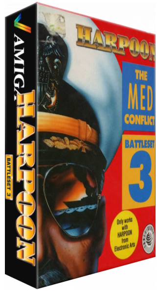 Harpoon - Battleset 3 - The MED Conflict — box-3D (WOR)