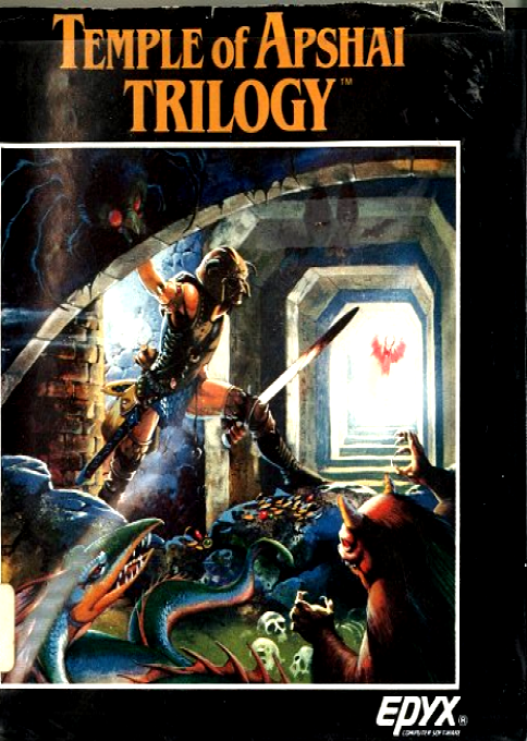 Trilogie Du Temple D'apshai, La box art
