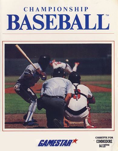 Championship Baseball box art