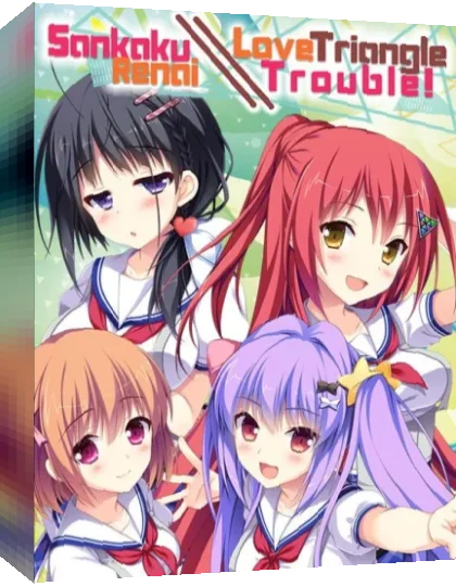 Suki to Suki to de Sankaku Ren'ai — box-3D (JP)