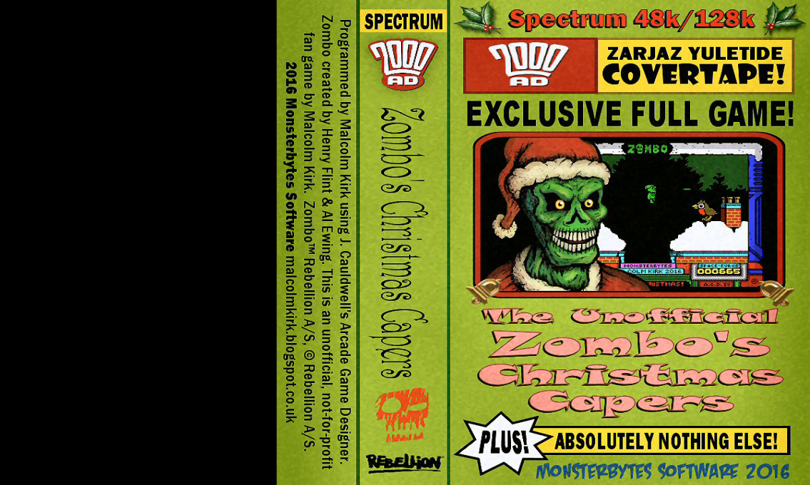 Zombo's Christmas Capers — box-texture (EU)