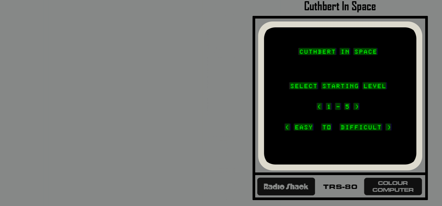 Cuthbert In Space — box-texture (SS)