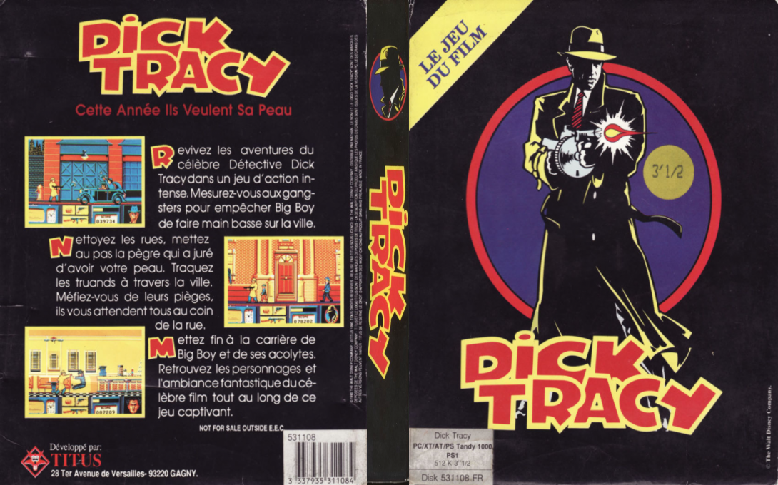 Dick Tracy — box-texture (FR)
