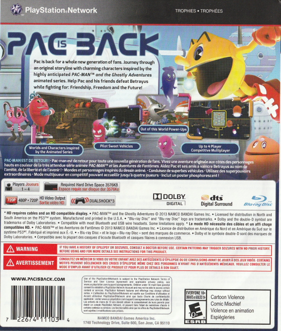 Pac-World — box-2D-back (CA)