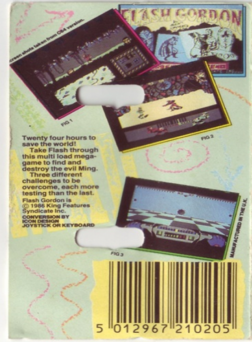 Flash Gordon — box-2D-back (EU)