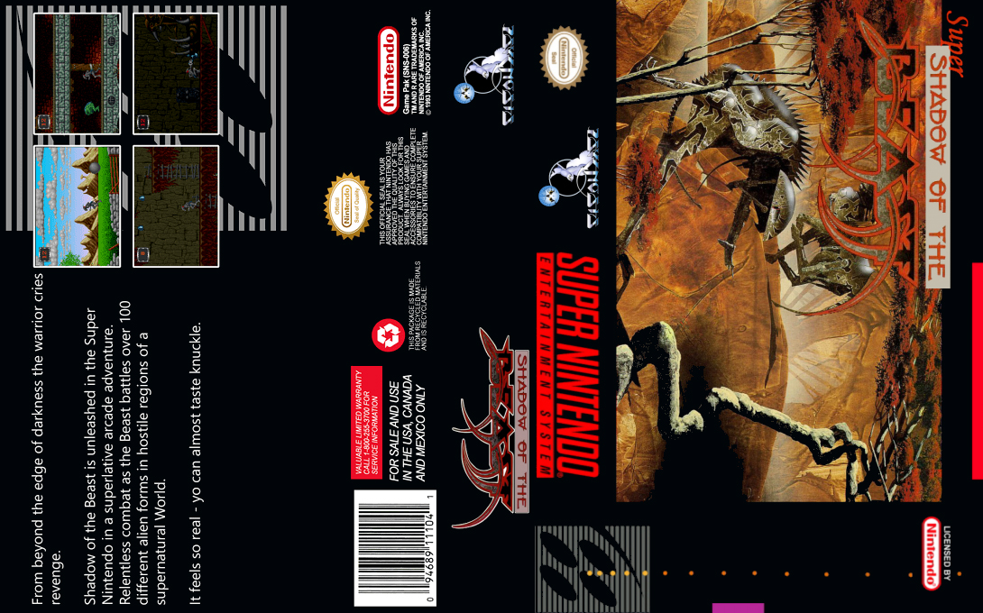 Super Shadow Of The Beast — box-texture (US)