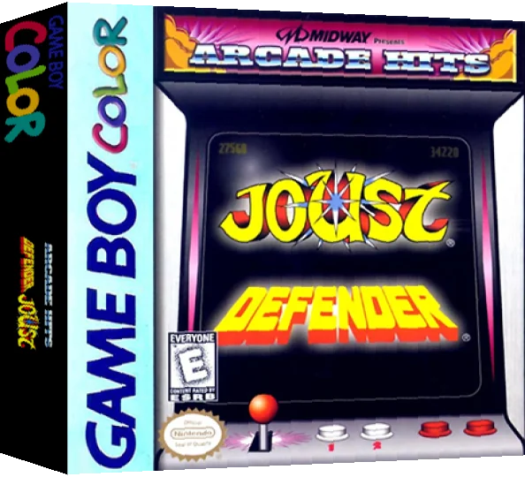 Midway Presents Arcade Hits - Joust & Defender — box-3D (US)
