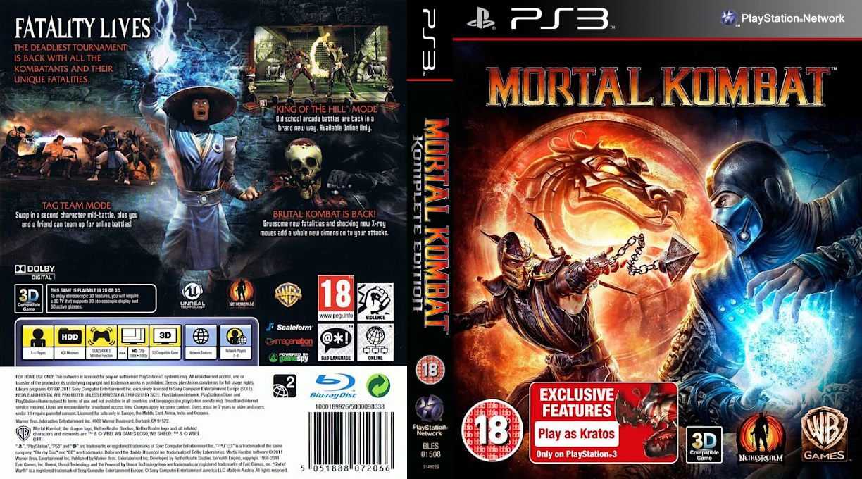 Mortal Kombat - Komplete Edition — box-texture (EU)