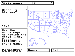 States and Traits — ss (WOR)