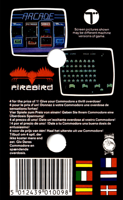 Arcade Classics — box-2D-back (EU)